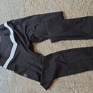 Salty Honey leggings Black and White Leggings with Stretchy Fabric